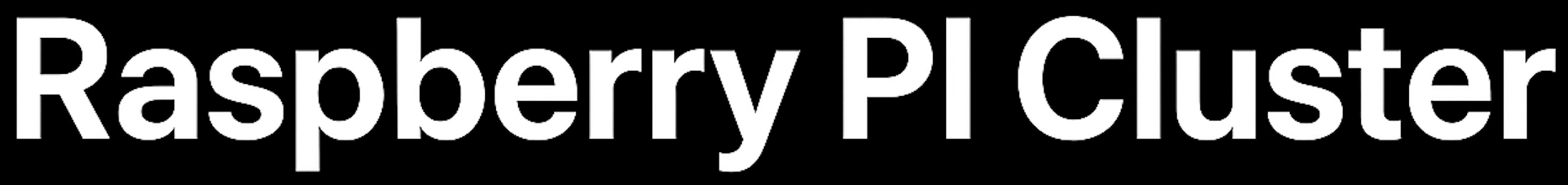 Raspberry PI Cluster